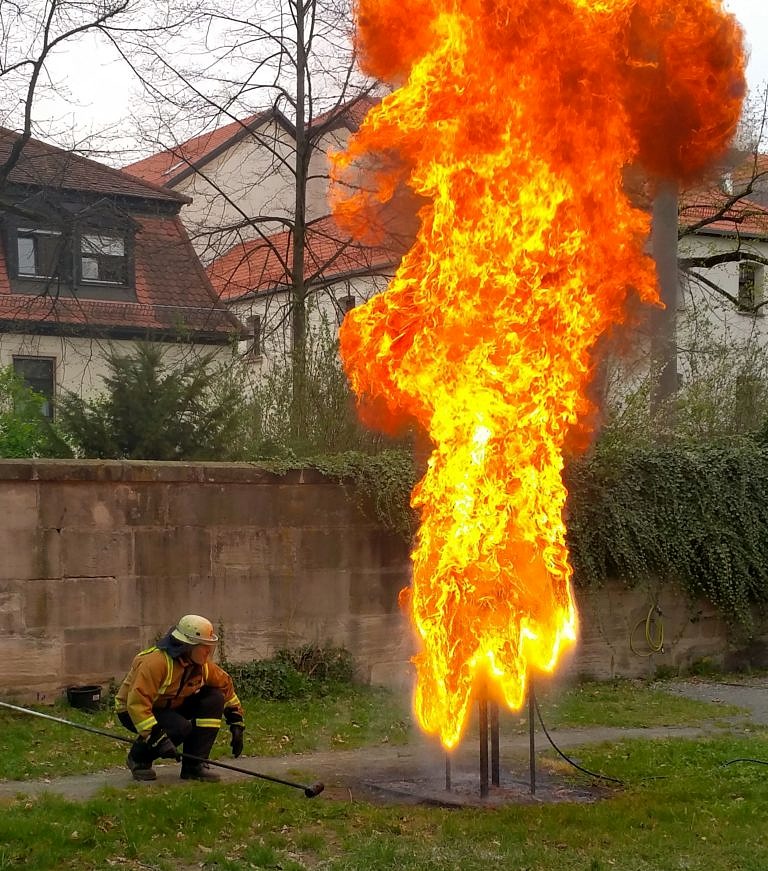 Fire prevention training for staff members and students